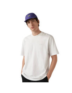 T-Shirt En Coton Avec Logo En Nuance Blanc Homme Autry présenté porté de face｜Boutique Homme Toulouse