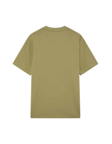T-Shirt en Coton avec Logo en Nuance Vert Homme Autry présenté de dos｜Boutique Homme Toulouse