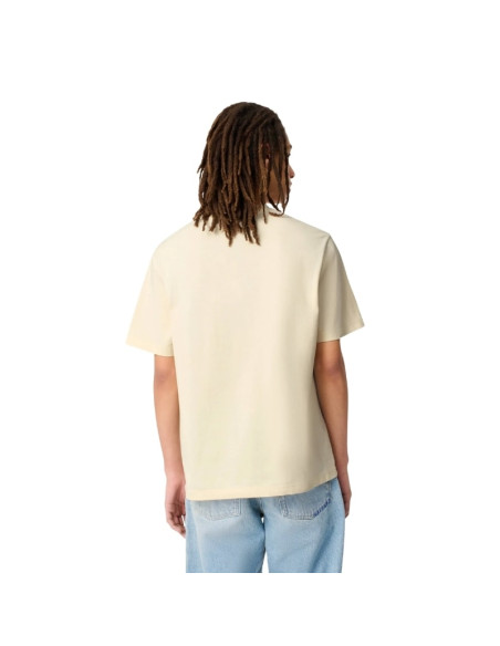 T-shirt Micro Bee Bird Beige Pâle Axel Arigato présenté porté de dos｜Boutique Homme Toulouse