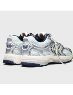 Sneakers The Re-Run Evo Bleu Homme The Mercer Brand présentées portées de face｜Magasin Homme Toulouse 2