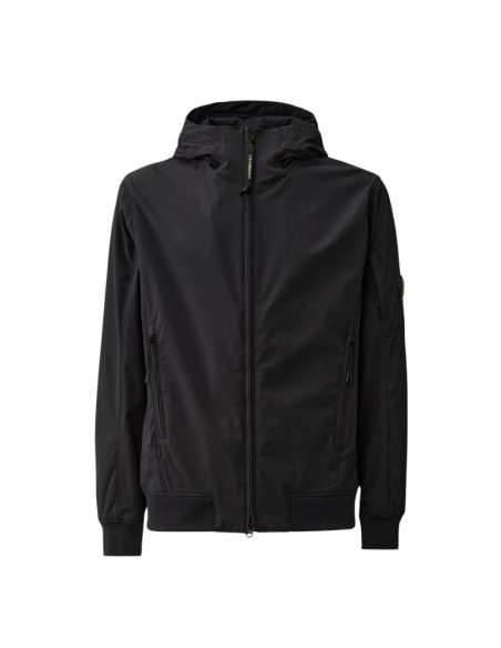 Shell-R Hooded Lens Jacket Total Eclipse Homme C.P Company présentée de face｜Magasin Homme Toulouse