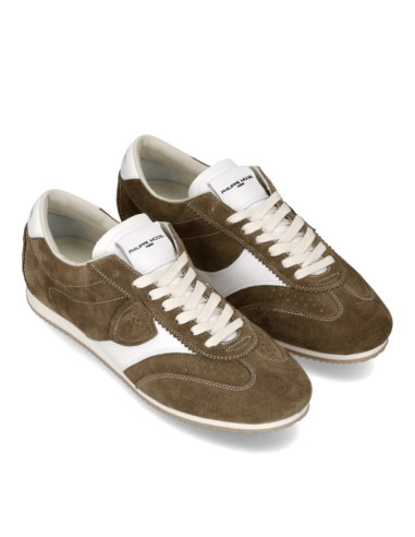 Sneaker Planche Tabac Homme Philippe Model présentée de face｜Magasin Homme Toulouse