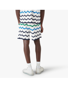 Short en maille Wave Multicolor Homme Casablanca présenté porté de face｜Boutique Homme Toulouse 2