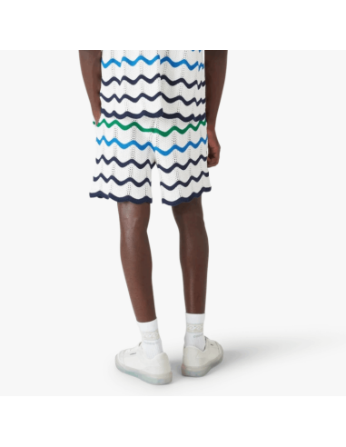 Short en maille Wave Multicolor Homme Casablanca présenté porté de dos｜Boutique Homme Toulouse