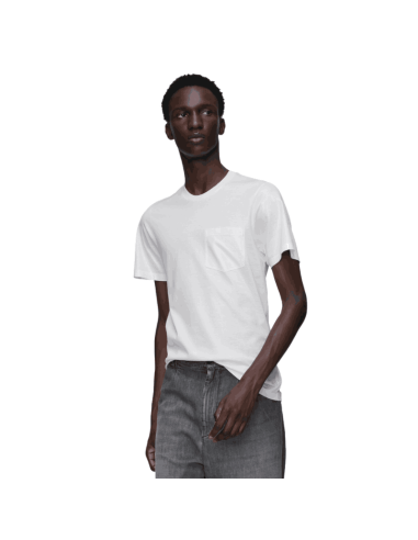 T-Shirt En Jersey De Coton Blanc Homme Margiela présenté porté de face｜Boutique Homme Toulouse
