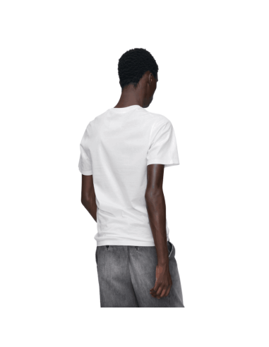 T-Shirt En Jersey De Coton Blanc Homme Margiela présenté porté de dos｜Boutique Homme Toulouse