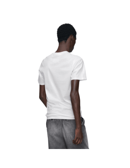 T-Shirt En Jersey De Coton Blanc Homme Margiela présenté porté de dos｜Boutique Homme Toulouse