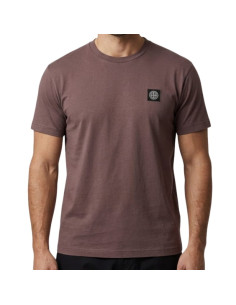 Tee Shirt Jersey De Coton 60/2 Oleander Homme Stone Island présenté porté de face｜Boutique Homme Toulouse