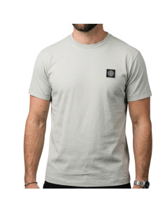 Tee Shirt Jersey De Coton 60/2 Sage Homme Stone Island Tee Shirt Jersey De Coton 60/2 Sage Homme Stone Island