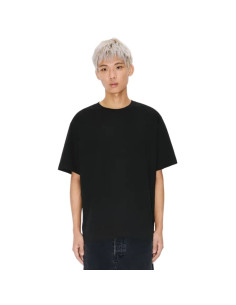 T-Shirt Oversize Brodé 'Boke Flower 2.0' Noir Homme Kenzo présenté porté de face｜Boutique Homme Toulouse