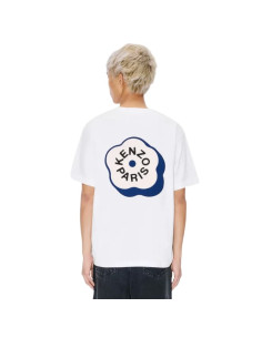 T-Shirt Oversize Brodé Boke Flower 2.0 Blanc Homme Kenzo présenté porté de face｜Boutique Homme Toulouse 2