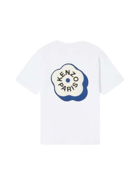 T-Shirt Oversize Brodé Boke Flower 2.0 Blanc Homme Kenzo présenté de face｜Boutique Homme Toulouse