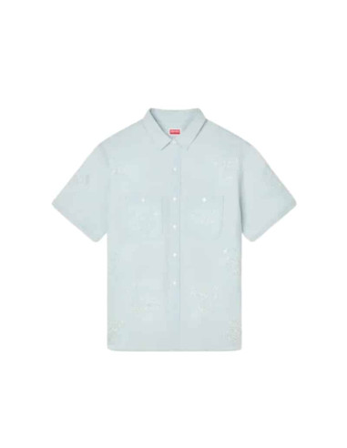 Chemise À Manches Courtes Brodée 'Kenzo Cartoon' Homme Kenzo présentée de face｜Magasin Homme Toulouse