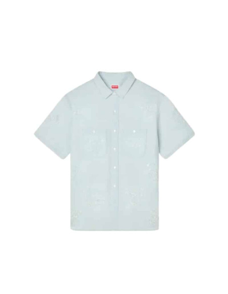 Chemise À Manches Courtes Brodée 'Kenzo Cartoon' Homme Kenzo présentée de face｜Magasin Homme Toulouse