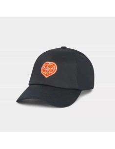 Casquette Brodée 'KENZO Boke Heart' En Coton Noir Homme Kenzo présentée portée de face｜Magasin Homme Toulouse