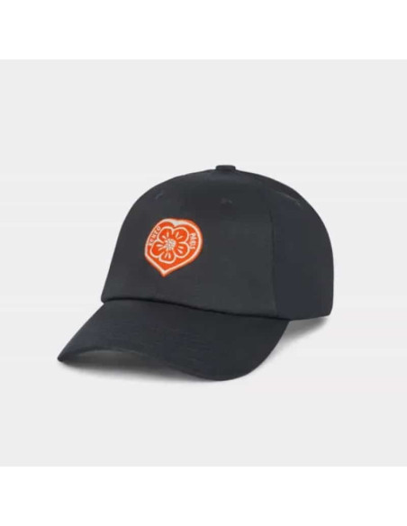 Casquette Brodée 'KENZO Boke Heart' En Coton Noir Homme Kenzo présentée portée de face｜Magasin Homme Toulouse