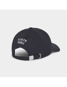 Casquette Brodée 'KENZO Boke Heart' En Coton Noir Homme Kenzo présentée portée de face｜Magasin Homme Toulouse 2