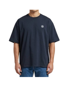 T-Shirt Patch Compass Navy Homme Stone Island présenté porté de face｜Boutique Homme Toulouse