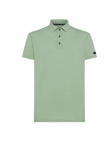 Polo Doticon Vert Homme RRD présenté porté de face｜Boutique Homme Toulous