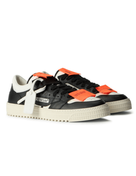 Sneakers Low Top 3.0 Off Court Noir & Blanc Homme Off White présenté de face｜Boutique Homme Toulouse