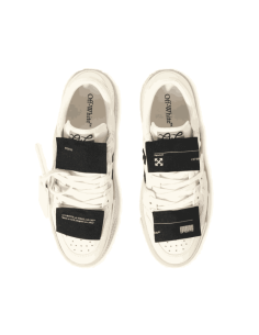 Sneakers Basses 3.0 Court Blanc & Noir Homme Off White présentées portées de face｜Magasin Homme Toulouse 2