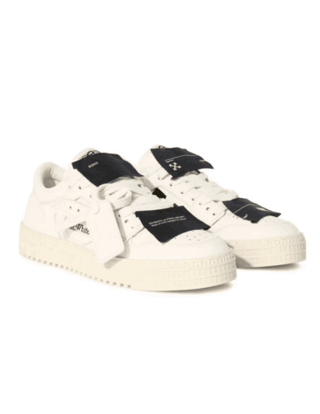 Off White - Sneakers Basses 3.0 Court Blanc & Noir Homme