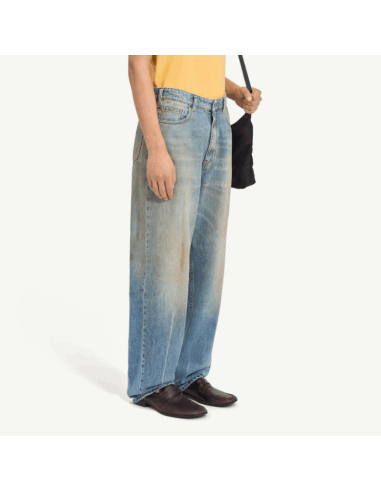 MM6 - Jean Droit Bleu Homme
