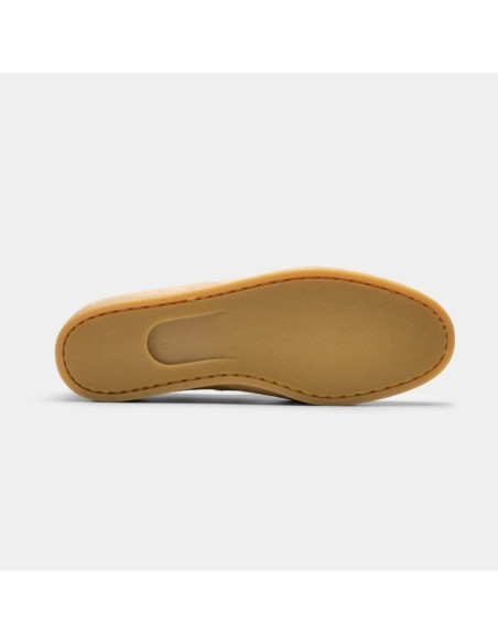 Chaussure de ville Boatman Beige Homme Vinny's présentée sous la semelle｜Magasin Homme Toulouse