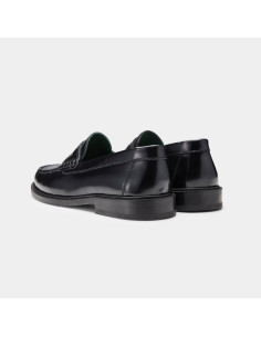 Mocassin Yardee Loafer Noir Homme Vinny's présenté porté de face｜Boutique Homme Toulouse 2