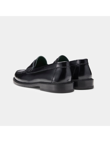 Mocassin Yardee Loafer Noir Homme Vinny's présenté porté de dos｜Boutique Homme Toulouse