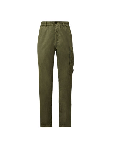 Pantalon Cargo Flatt Nylon Vert Homme Cp Company présenté de face｜Boutique Homme Toulouse
