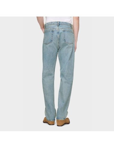 Jean droit Taped Bleu Clair Homme Margiela présenté porté de dos｜Boutique Homme Toulouse
