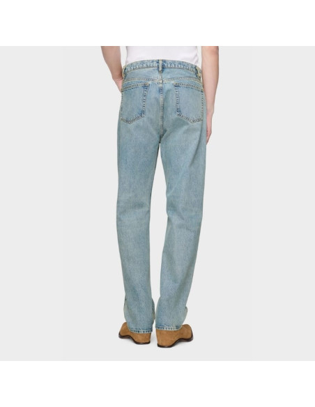 Jean droit Taped Bleu Clair Homme Margiela présenté porté de dos｜Boutique Homme Toulouse