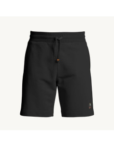 Pantalon Court Cairo Easy Noir Homme Parajumpers présenté porté de face｜Boutique Homme Toulouse