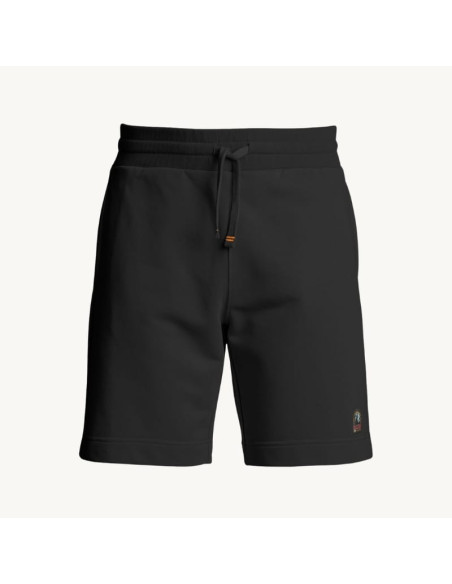 Pantalon Court Cairo Easy Noir Homme Parajumpers présenté porté de face｜Boutique Homme Toulouse