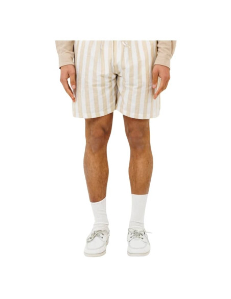 Le Short "Seseh" Icon Stripe Late Homme Last Call For présenté porté de face｜Boutique Homme Toulouse