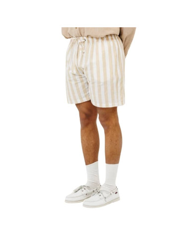Le Short "Seseh" Icon Stripe Late Homme Last Call For présenté porté de profil｜Boutique Homme Toulouse