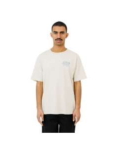Le T-Shirt "No Excuses" White/Subdued Blue Homme Last Call For présenté porté de face｜Boutique Homme Toulouse