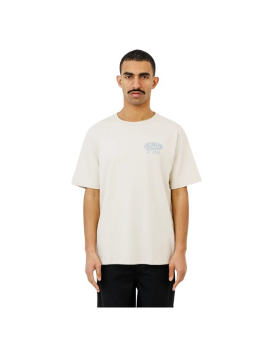 Le T-Shirt "No Excuses" White/Subdued Blue Homme Last Call For présenté porté de face|Boutique Homme Toulouse Le T-Shirt "No Excuses" White/Subdued Blue Homme Last Call For présenté porté de face|Boutique Homme Toulouse