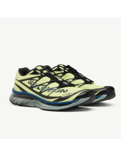 Sneakers Mm6 X Salomon Xt Lime Et Noir Homme Salomon présentées portées de face｜Magasin Homme Toulouse 2