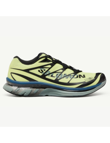 Sneakers Mm6 X Salomon Xt Lime Et Noir Homme Salomon présentées portées de côté｜Magasin Homme Toulouse