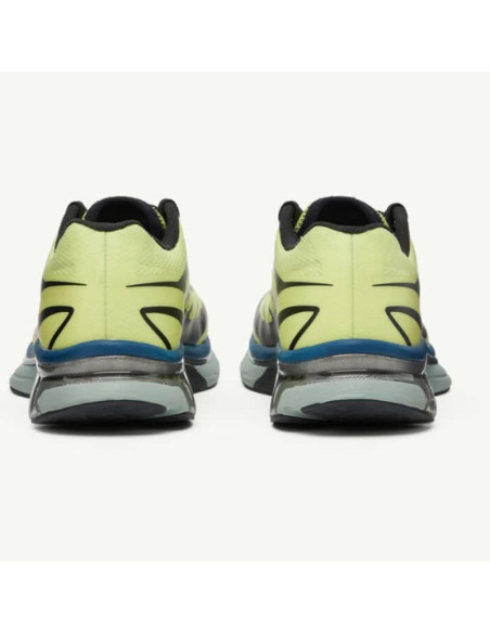 Sneakers Mm6 X Salomon Xt Lime Et Noir Homme Salomon présentées portées de dos｜Magasin Homme Toulouse