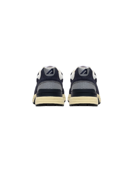Sneaker Hyperway En Mesh Et En Daim Space Et Argent Autry présentées portées de dos｜Magasin Homme Toulouse