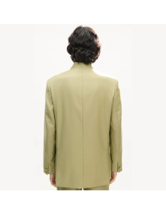 Veste De Costume Kimono Double Boutonnage Laine Vierge Kenzo présentée portée de face｜Magasin Homme Toulouse 2