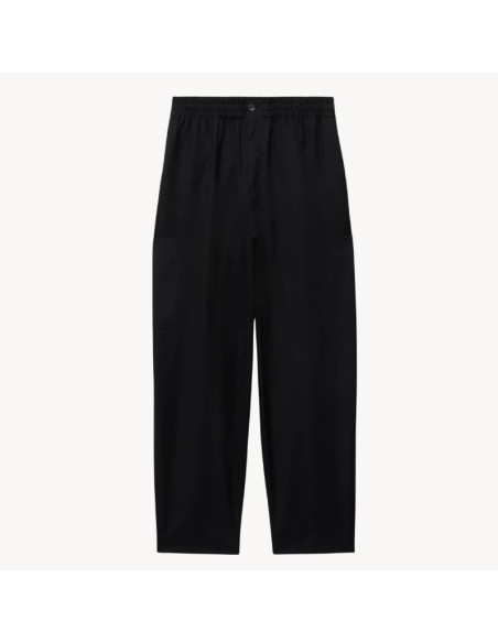 Pantalon De Jogging Cargo En Laine Vierge Noir Homme Kenzo présenté de face｜Boutique Homme Toulouse