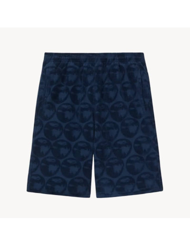 Short 'Kenzo Apple Pop' En Coton Effet Éponge Bleu Noir Homme Kenzo présenté de face|Boutique Homme Toulouse Short 'Kenzo Apple Pop' En Coton Effet Éponge Bleu Noir Homme Kenzo présenté de face|Boutique Homme Toulouse