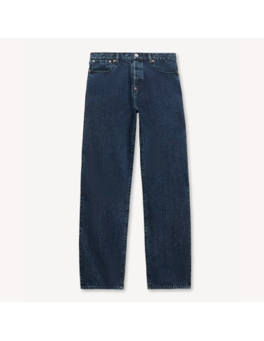 Jean Droit En Denim Japonais Medium Blue Denim Homme Kenzo présenté de face｜Boutique Homme Toulouse