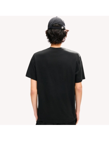 T-shirt Brodé 'KENZO Signature' En Coton Noir Homme Kenzo présenté porté de dos｜Boutique Homme Toulouse