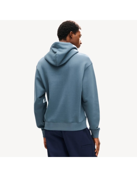 Sweatshirt À Capuche Brodé En Coton Anthracite Homme Kenzo présenté porté de dos｜Boutique Homme Toulouse