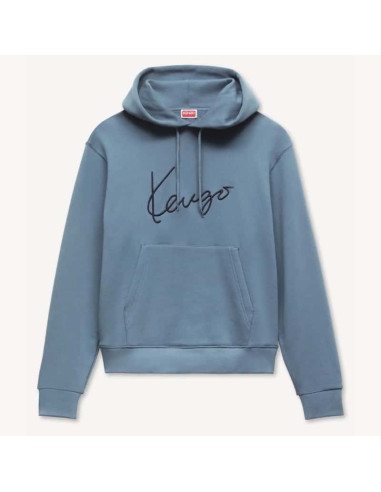 Sweatshirt À Capuche Brodé En Coton Anthracite Homme Kenzo présenté de face|Boutique Homme Toulouse Sweatshirt À Capuche Brodé En Coton Anthracite Homme Kenzo présenté de face|Boutique Homme Toulouse